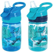 2er Set Trinkflaschen - NUBY - Incredible Gulp - 360 ml - Dinosaurier