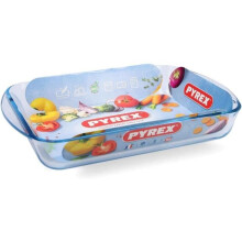 Pyrex Glass Rectangular Roaster, 35x23cm