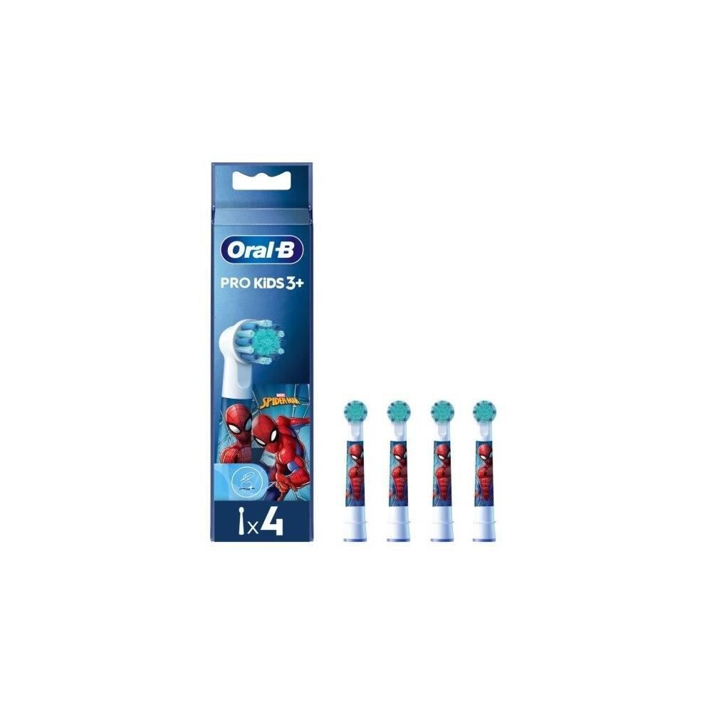 Oral-B Pro Kids Marvel Spiderman Electric Toothbrush Heads For Ages 3+, Pack Of 4 - Image 10
