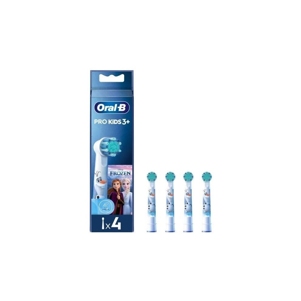 Oral-B White Pro Disney Frozen Kids Electric Toothbrush Head 4 Pack