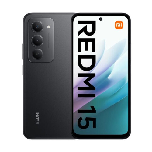 Xiaomi Xiaomi Redmi 15 4G 8 Go/256 Go Musta (Midnight Black) Kaksois-SIM