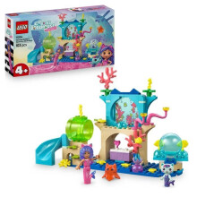 LEGO Gabby und das magische Haus 11204 Gabby-Sirenes Wasserabenteuer - Spielzeug für 4 Jahre