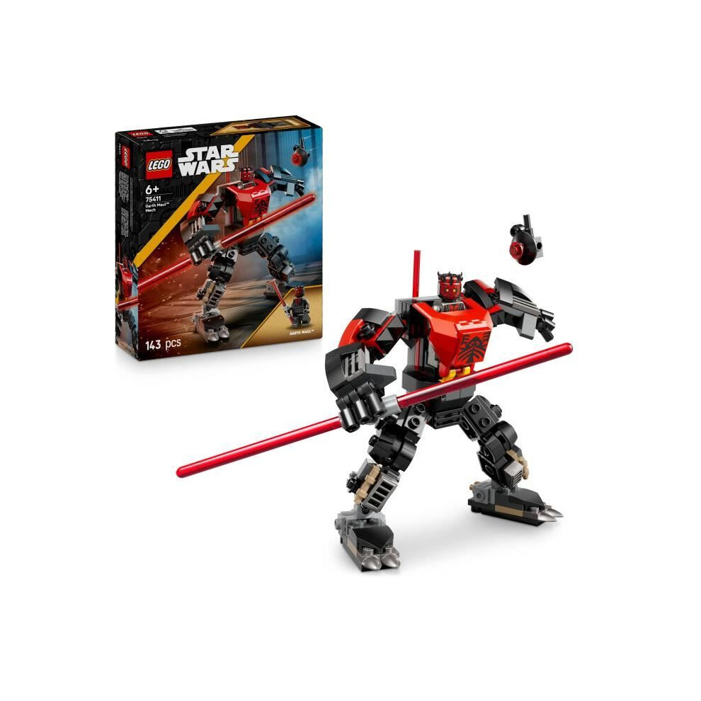 Lego Unisex Multicolor Star Wars 75411 Darth Maul Mech 143 Piece Set - Image 15
