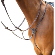(Pony, Australian Nut) Salisbury Leather Horse Breastplate
