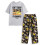 (Medium) Shrek Short Sleeve Long Leg Pyjama Set (Mens Multicoloured) 1
