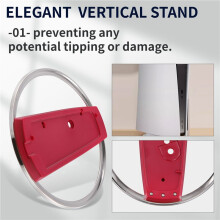 Cooling Slim Vertical Stand for PS5 Base Great Heat Dissipation for PS5/PS5 Slim Consoles Easy Installation Red