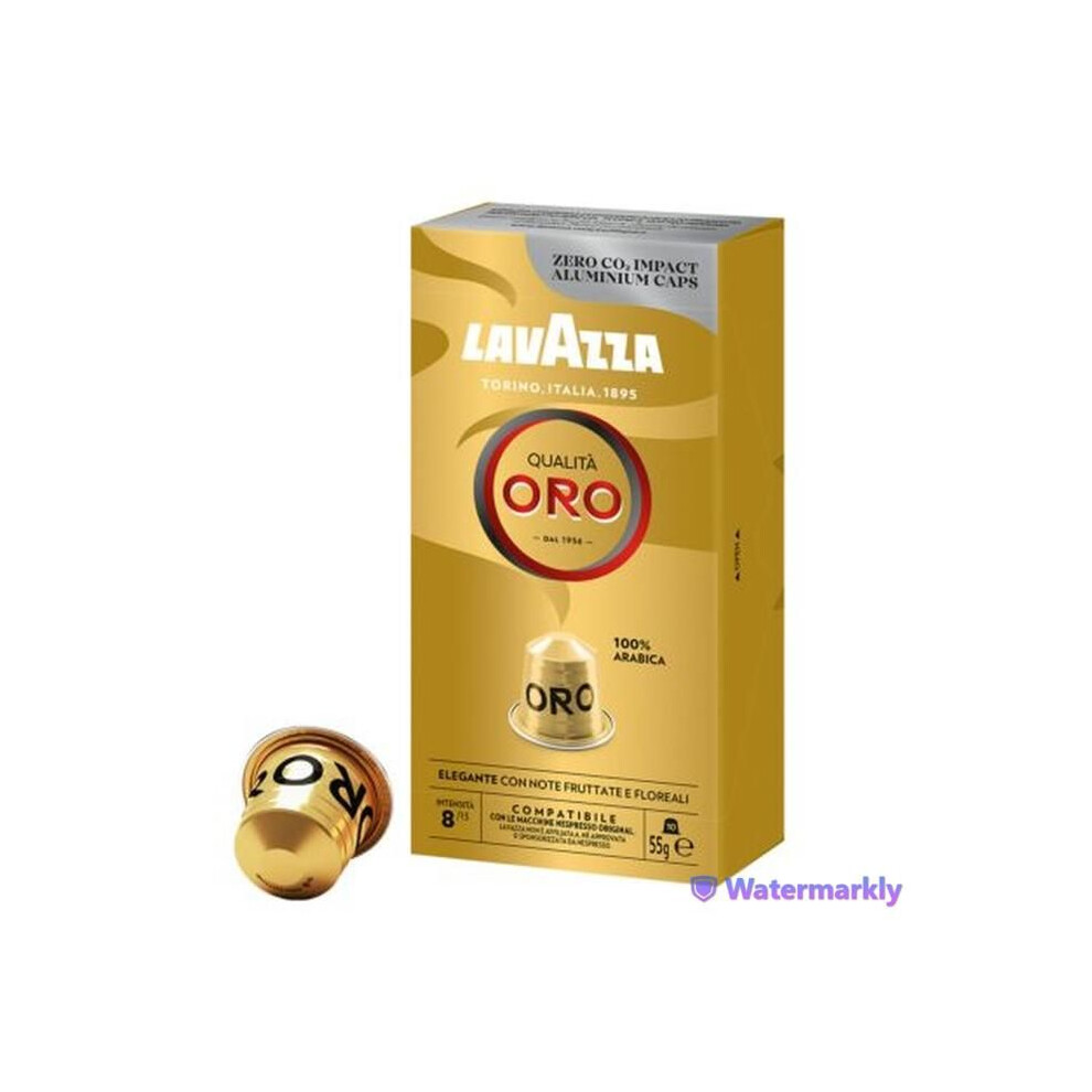 New Lavazza Qualita Oro Nespresso Compatible Capsules 55G (Pack Of 10)