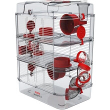 ZOLUX Rody3 Trio - rodent cage - red