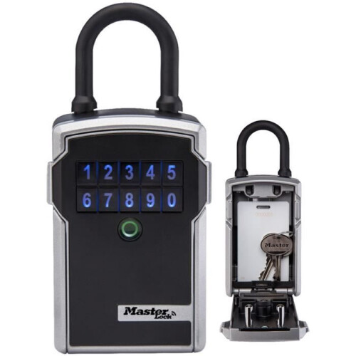 Master Lock Caixa de Chave Conectada MASTER LOCK - Bluetooth ou Combinação - Uma Alça