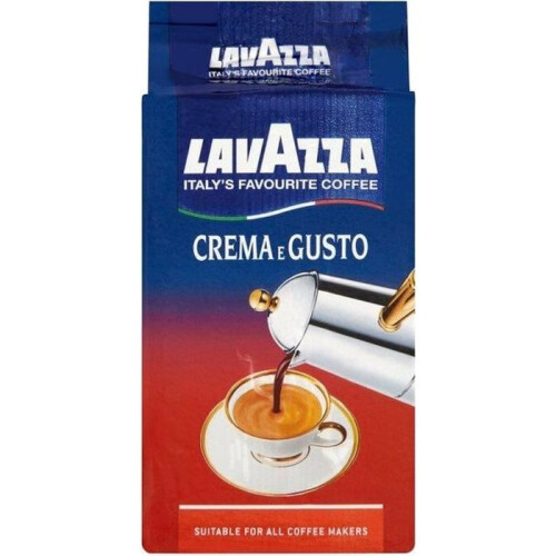 Lavazza Crema E Gusto Classico Ground Coffee 250g ( pack of 8 )