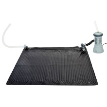 Intex Tappeto solare riscaldante PVC 1,2x1,2 m Nero 28685 91056