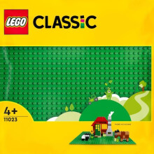 LEGO 11023 Klassisches Grünes Bauplatte 32x32, Basisplatte zum Bauen, Zusammenbauen und Ausstellen