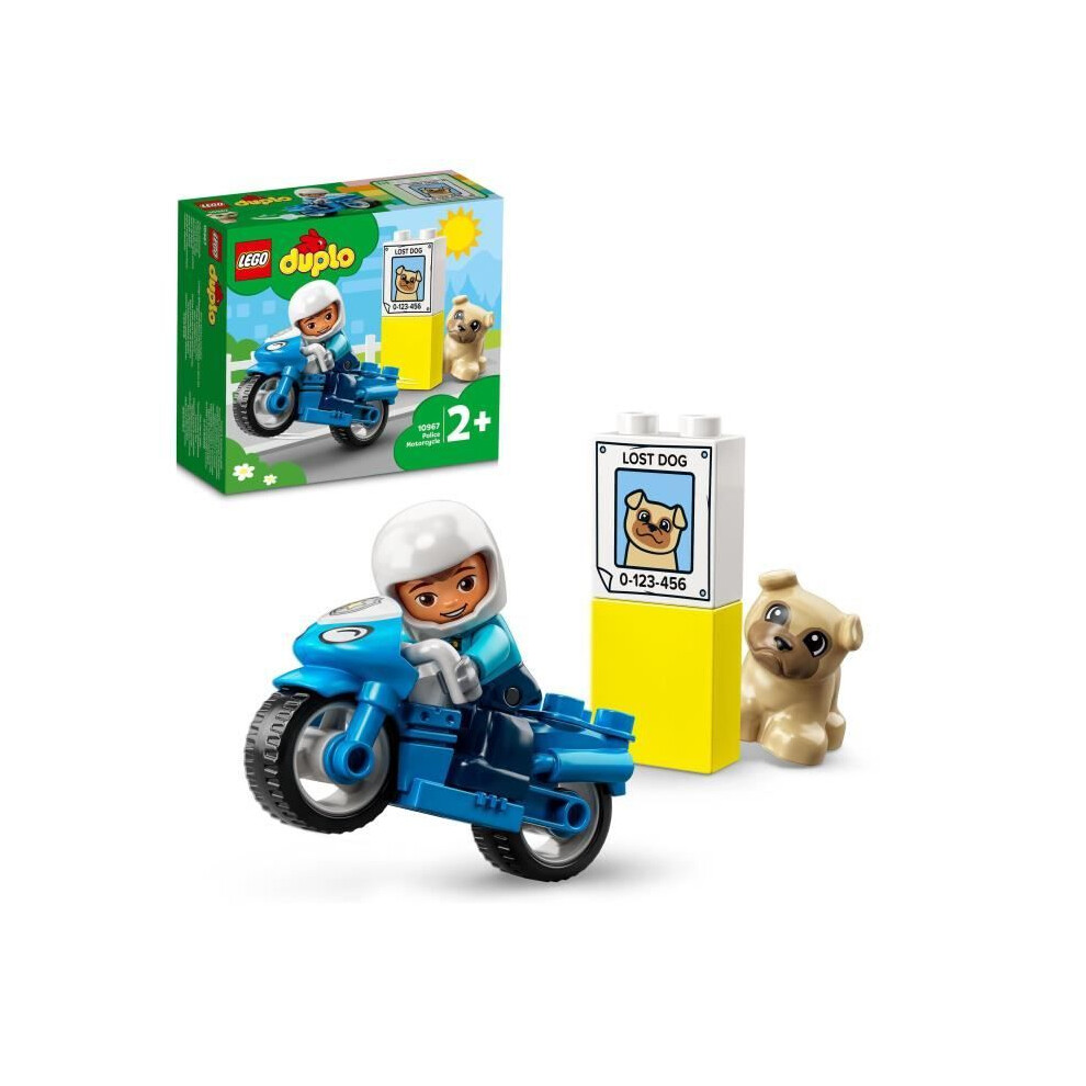 Lego Duplo Town Rescue Police Motorcycle Set 10967