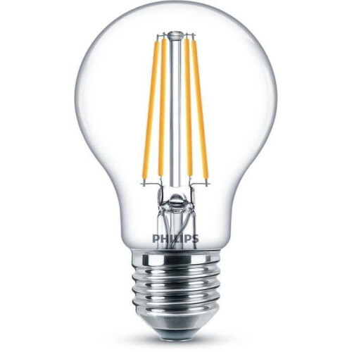 Philips 2er-Pack LED E27 Normal 7W (60W) Klar 806lm