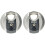 Master Lock 2er Set Scheibenschlösser - MASTER LOCK - M40EURT - Edelstahl - 70 mm 1