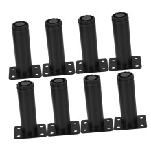 8pcs Metal Furniture Legs Height Adjustable Cabinet and Sofa Support Feet Durable Easy Install