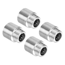 Shower Head Extension Arm 4 Pack G1/2 Stainless Steel 30mm Extender with Universal Thread