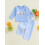 (6-12 Months, Blue) Ρούχα για νήπια 2 τεμάχια秋季服装 5