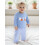 (6-12 Months, Blue) Ρούχα για νήπια 2 τεμάχια秋季服装 3