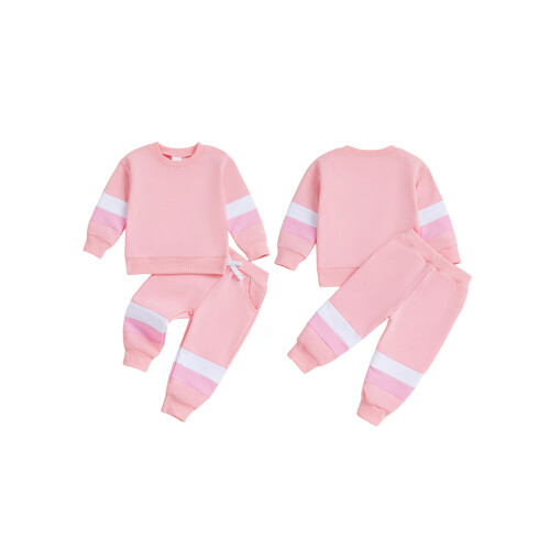 (12-18M, Pink) Σετ βρεφικών ρούχων ελαστική μέση. 1