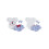 (6-12 Months, Blue) Completo per bambina con fiocco. 2