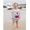 (6-12 Months, Blue) Completo per bambina con fiocco. 7