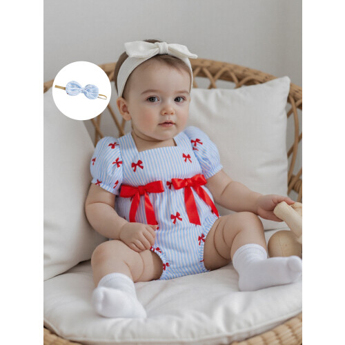 (12-18 Months, Red) Tutine estive per per capelli. 1