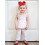 (5-6 Years, White) Σετ καλοκαιρινών ρούχων φαρδιά παντελόνια. 3