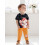 (3-4 Years, Black) 2 τεμάχια καλοκαιρινά για νήπια 7