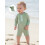(3-6 Months, Green) Παιδικό μαγιό για μακριά μανίκια. 3