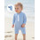 (12-18 Months, Blue) Παιδικό μαγιό για μακριά μανίκια. 6