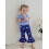 (18-24 Months, Blue) Éadaí do Chailíní 2 phíosa 5