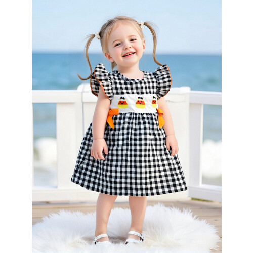 (2-3 Years, Black) Vestido de Halloween de otoño. 2