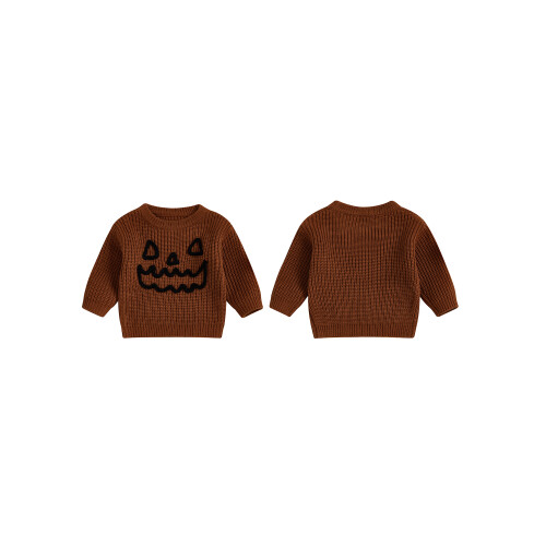 (9-12 Months, Brown) Πουλόβερ κολοκύθας για και νήπια 1
