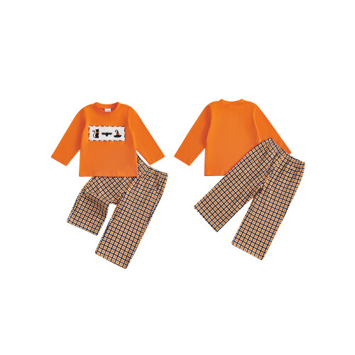 (3-4 Years, Orange) Ρούχα Χάλοουιν με 2 Τεμάχια 1