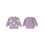 (18-24 Months, Purple) Κορίτσια Πλεκτό Πουλόβερ Μακρυμάνικο O Neck με Κέντημα και Φάντασμα 2