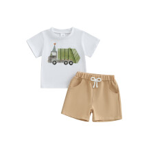 (18-24 Months, Khaki) Conjunto de 2 para cumpleaños.