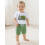 (0-6 Months, Green) Σετ 2 τεμαχίων με λάστιχο. 4