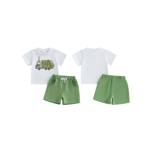 (0-6 Months, Green) Σετ 2 τεμαχίων με λάστιχο. 1