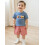 (6-12 Months, Red) Καλοκαιρινά ρούχα νήπια με λάστιχο. 3