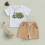 (18-24 Months, Khaki) Σετ 2 τεμαχίων με λάστιχο. 6