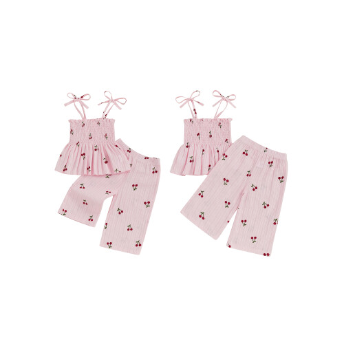 (9-12 Months, Pink) Καλοκαιρινά ρούχα για 2 τεμαχίων 1