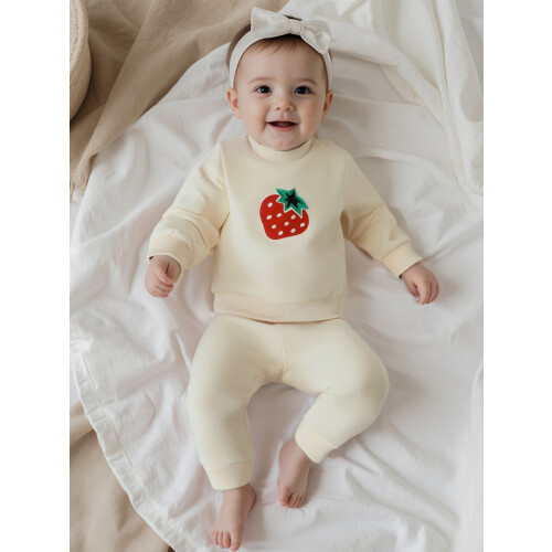 (12-18M, Beige) Φθινοπωρινά ρούχα για μακριά παντελόνια. 2