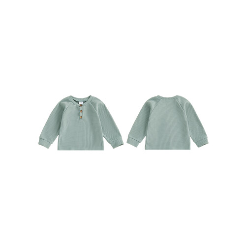(2-3Y, green) Φθινοπωρινά πουκάμισα για casual ρούχα 1