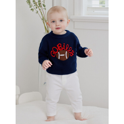 (18-24 Months, Blue) Πλεκτά Πουλόβερ Μακρυμάνικα Φθινοπωρινές Μπλούζες 2