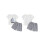 (18-24 Months, White) Σετ σορτς για 2 τεμάχια 2
