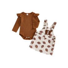 (3-6M, Ivory) Conjunto de outono para recém-nascidos.