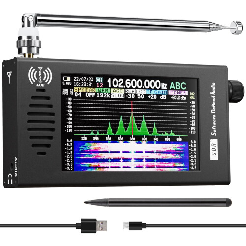 101 MultiMode SDR Receiver with DSP for HAM Radio FM MW SSB CW Shortwave