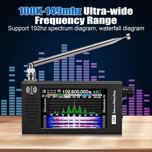 101 MultiMode SDR Receiver with DSP for HAM Radio FM MW SSB CW Shortwave 1