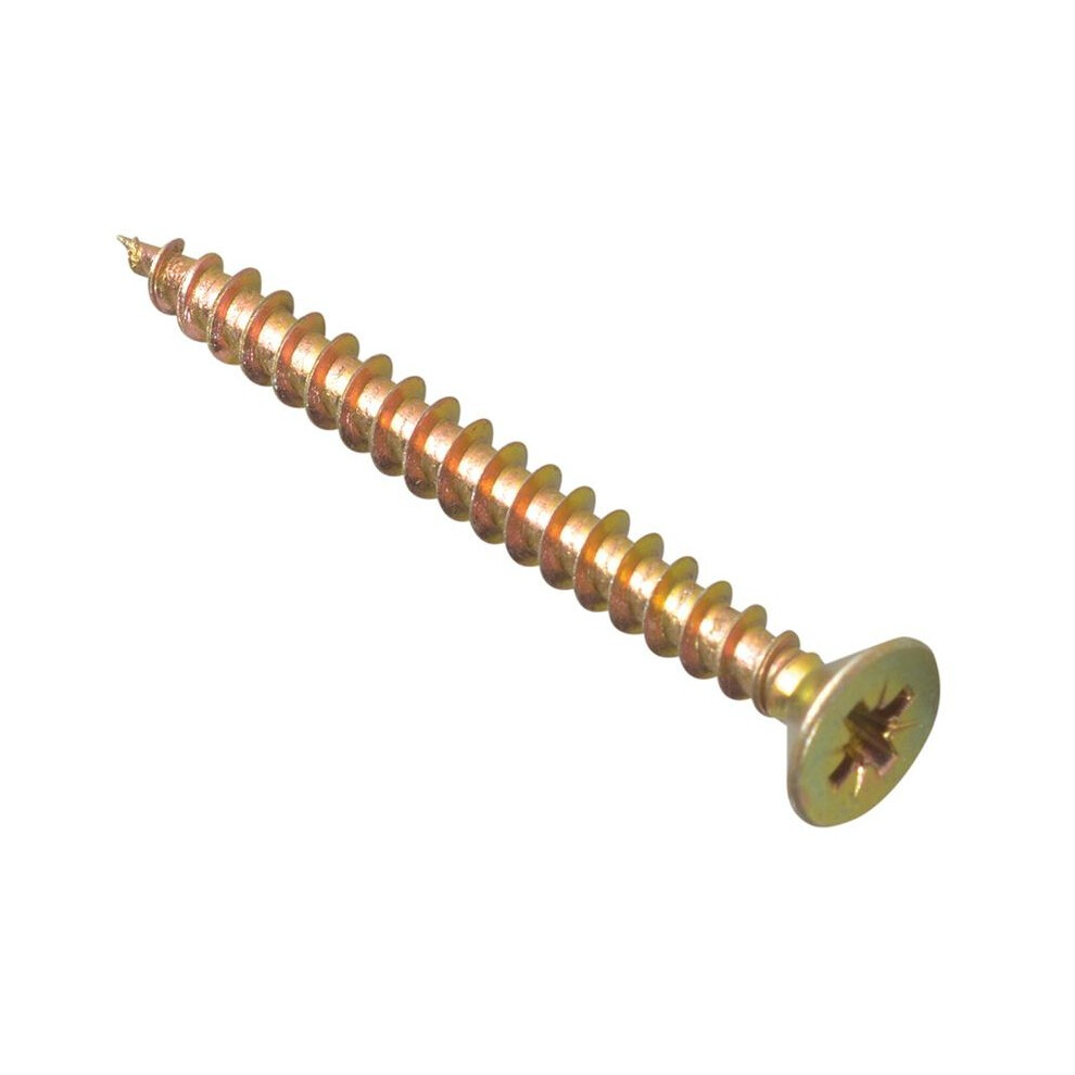 Forgefix Multi-Purpose Screws, Pozi, Csk, Zyp Yellow